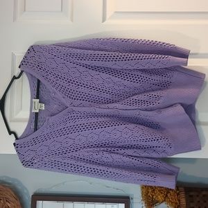 Joanie Purple Cardigan